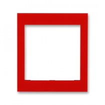3901H-A00355 65  Rámeček jednonásobný s otvorem 55×55, střední, červená